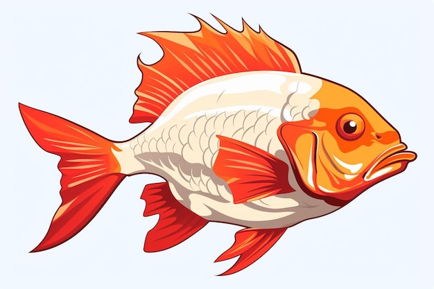 wildlife fish tank cloudy white discus red marlboro colorful pet fish fish bone clip art