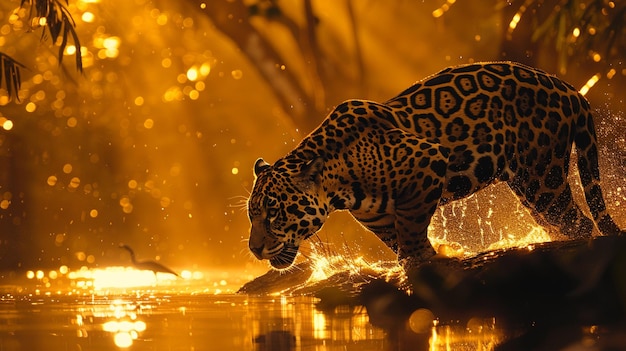 A wildlife photography concept jaguar photograph