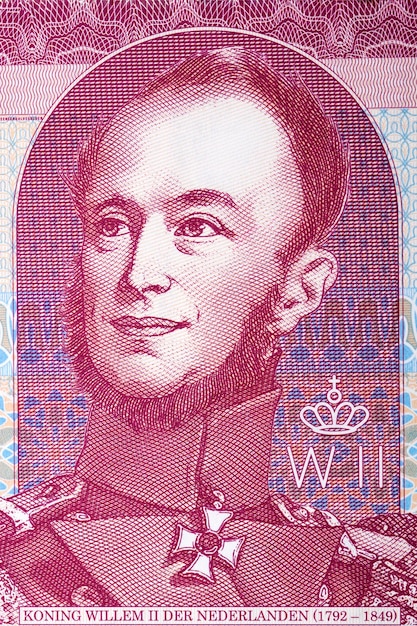 Willem II van Nederland een portret van geld