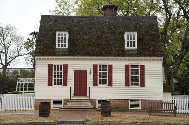 Photo williamsburh virgina historical houses