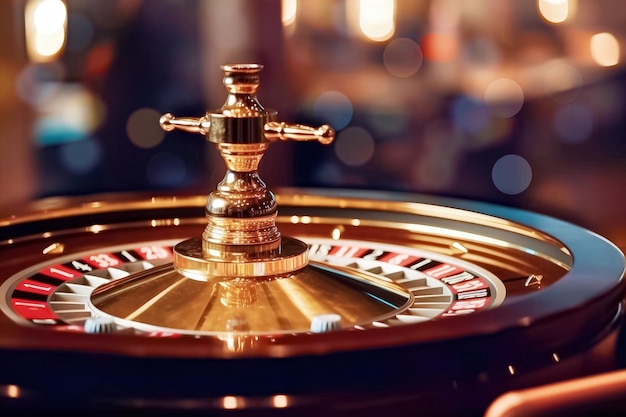 Win de Jackpot De opwinding van het roulettewiel bij de Casino Generative AI