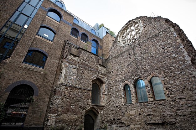 Winchester Palace en de Great Hall Clink Street Londen Verenigd Koninkrijk