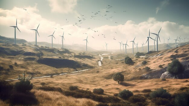 Wind farm ai generate