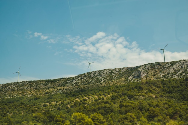 Wind groene stroom ecologische elektriciteitsindustrie