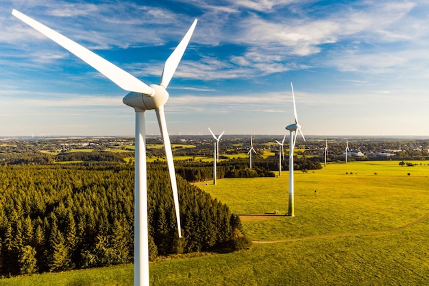 Чистая энергия ветряных турбин