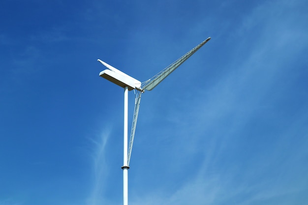 wind turbine on sky