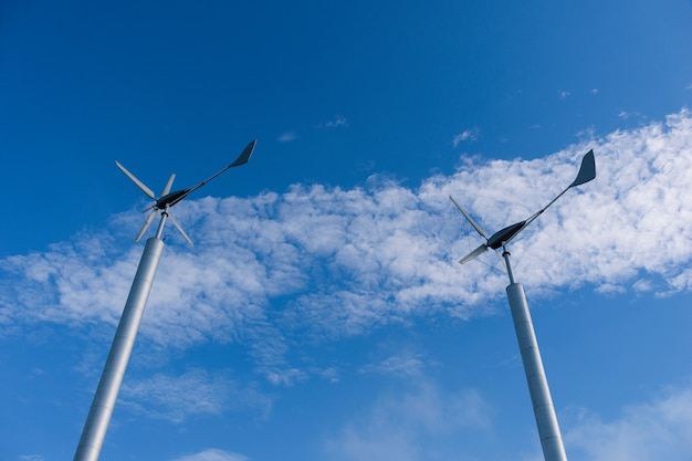 Wind turbines produce clean energy for the world