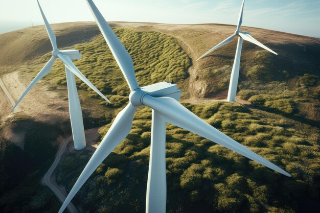 Photo wind turbines