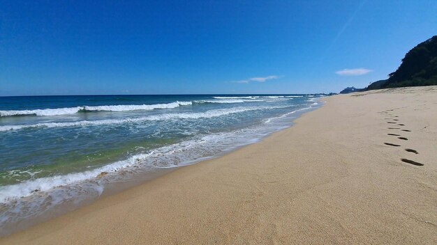 Wind waves in the beach