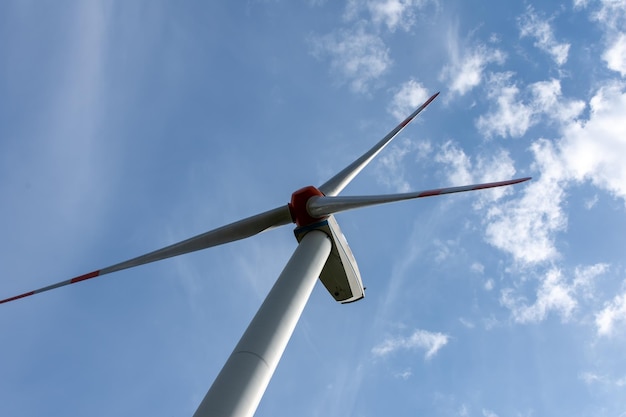 Windmill against a clear sky