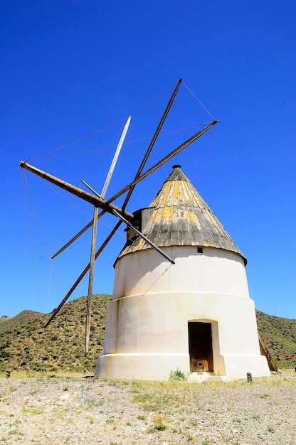 Windmill flour Mill of the Collado de los Genoveses.