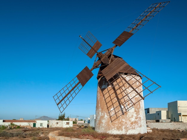 Foto mulino a vento fuerteventura isole canarie spagnole
