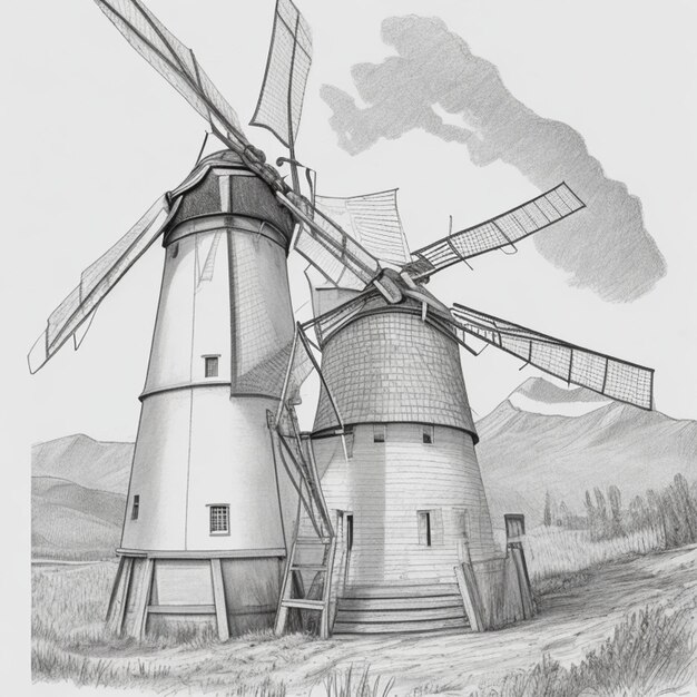 Photo windmill image