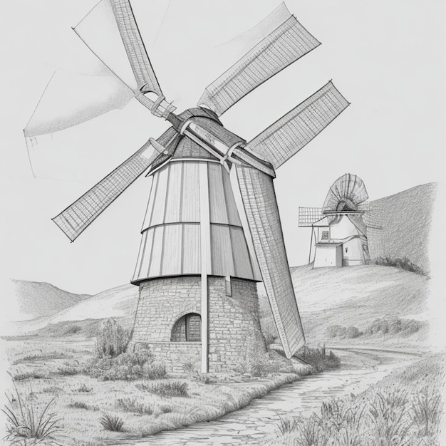 Photo windmill image