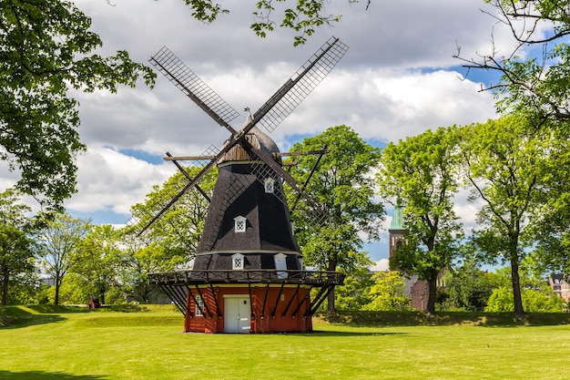 Windmill in Kastellet fortress Copenhagen