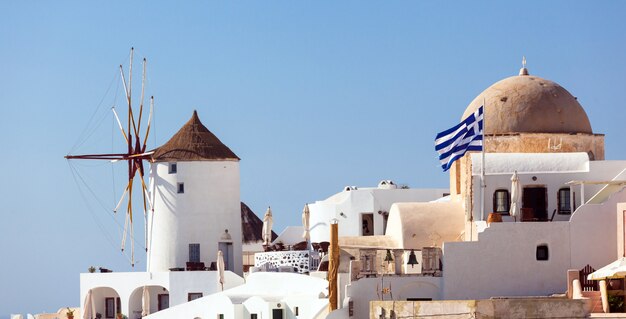 Windmill in Oia, Santorini.