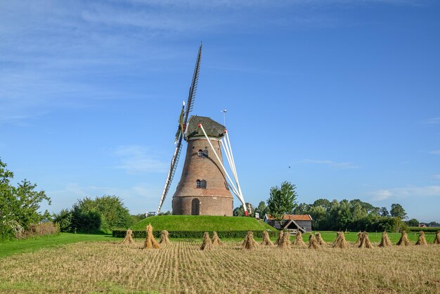 windmill in rekkne Netherlands