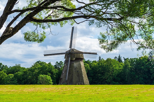 Windmill in Rumsiskes landscape