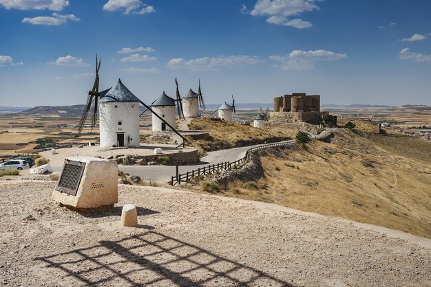 Windmills in Consuegra CastileLa Mancha Spain Quixote Cervantes