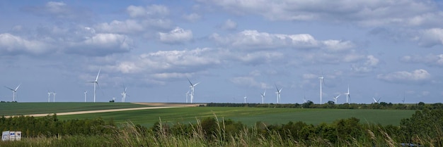 Фото Ветряные мельницы для производства электроэнергии ферма ветряных турбин ферма ветряков, производящая зеленую энергию