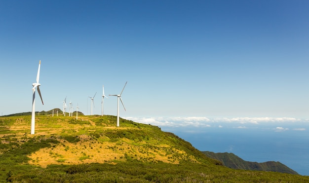 Windmills in the mountains