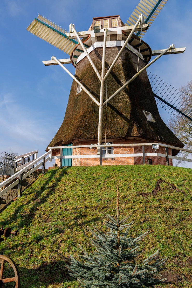 Foto windmolen in duitsland