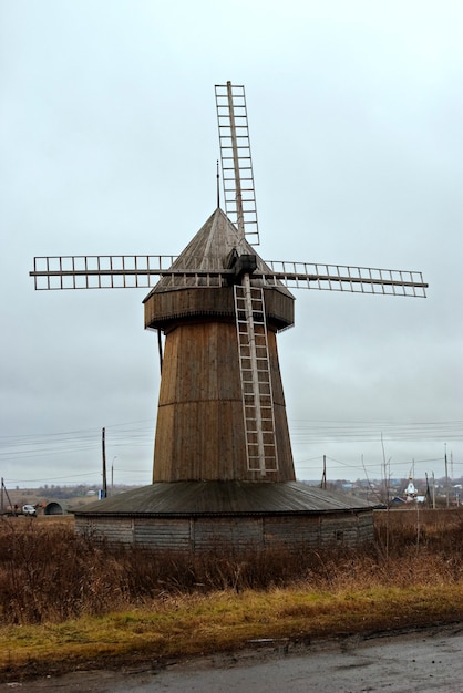 Windmolen op het platteland