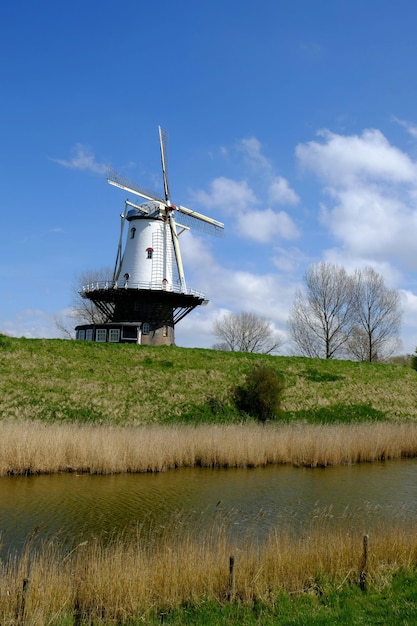 Windmolen over het kanaal