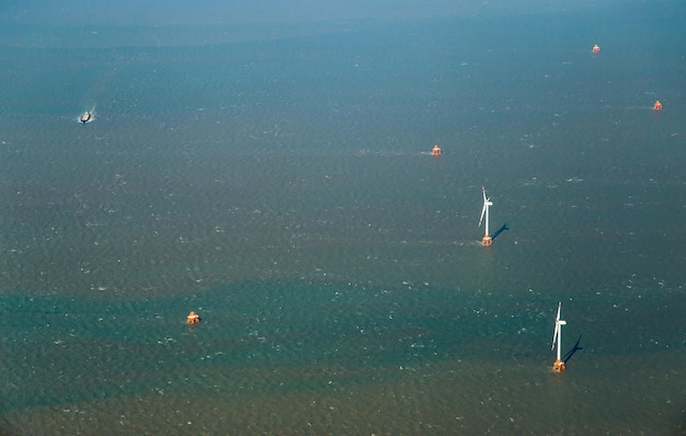 Windmolen voor de productie van elektriciteit