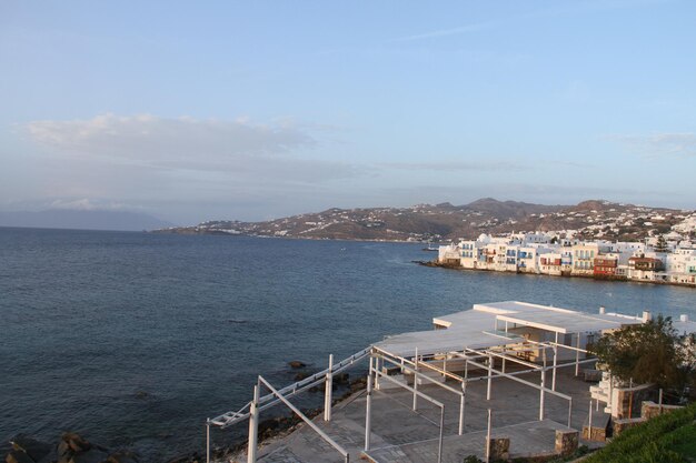 Windmolens op het eiland Mykonos, Griekenland