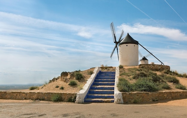 Windmolens van don quichot in consuegra, spanje