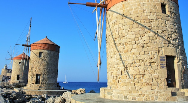 Windmolens van Rhodos - Griekenland