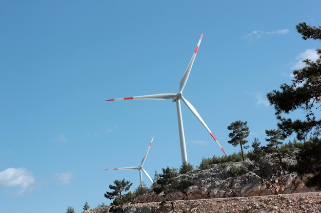 Windmolens voor elektriciteitsproductie Turkije