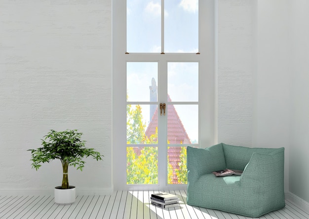 window and an armchair