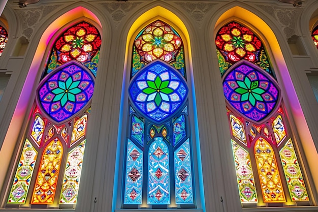 Foto finestra delle benedizioni della moschea di eid aladha