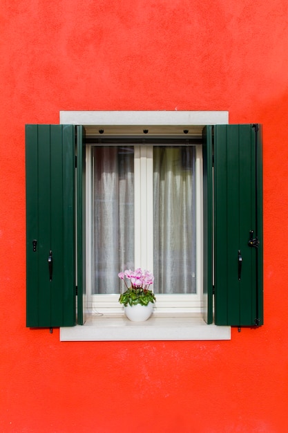 Photo window from burano