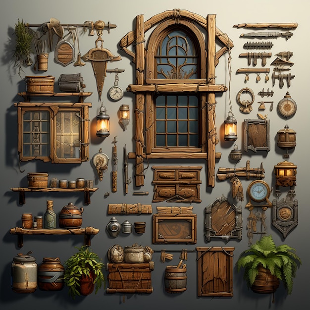 window Game Assets