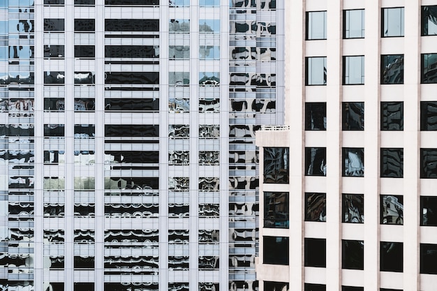 Window pattern textures of building