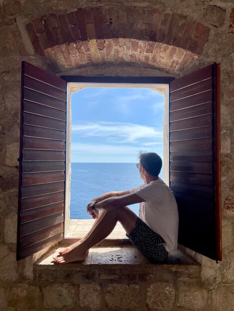 Фото Вид из окна на адриатическое море