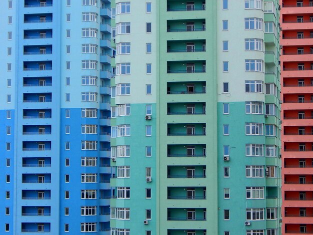 Windows And Balconies Of New Residential Buildings