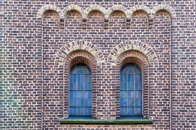 Photo windows of church