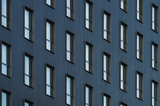 Windows of a residential building