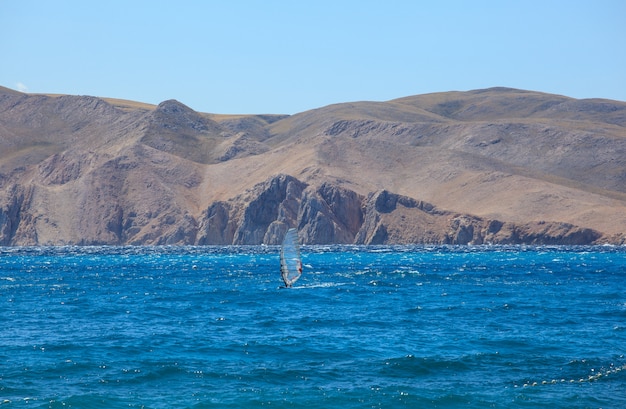 Виндсерфинг, море Баска в Хорватии