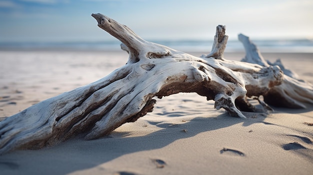 Photo windswept beach treasure