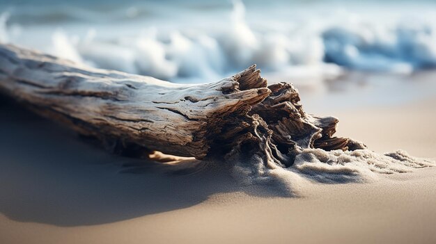 Photo windswept shore