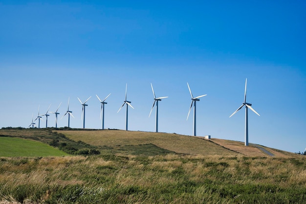 Windturbines costa da morte Galicië Spanje