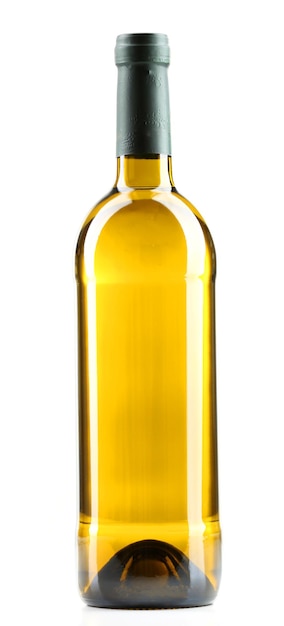 wine bottle isolated on white