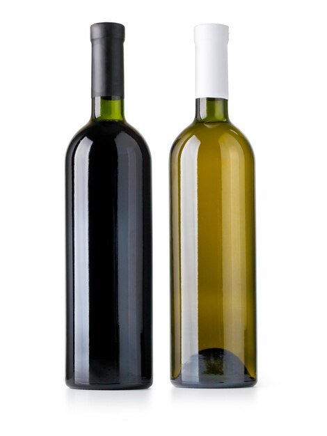 wine bottle isolated