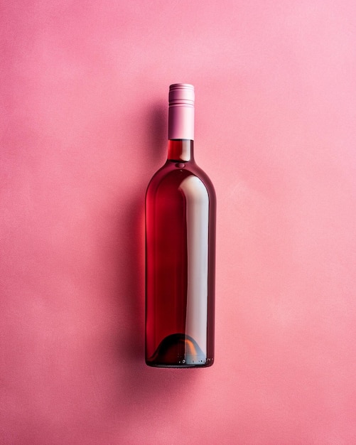 Wine bottle mockup