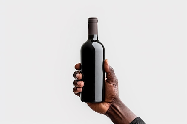 Wine bottle mockup